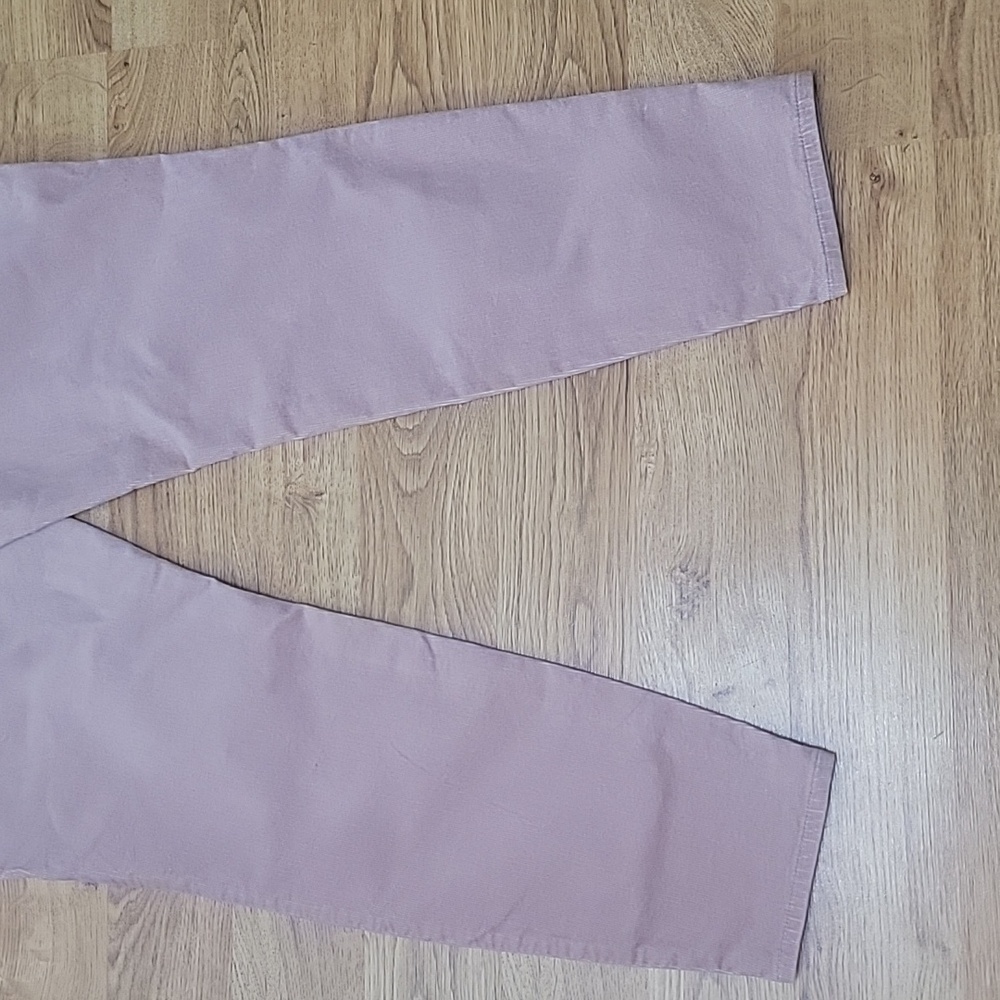 Talbots Pink Dusty Rose Corduroy High Waist Jegging Ankle Pants Size 14 - Picture 9 of 9